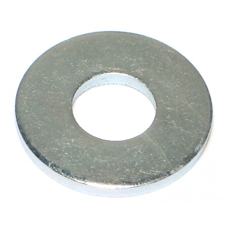 Flat Washer, Fits Bolt Size 5/16 In ,Steel Zinc Plated Finish, 390 PK